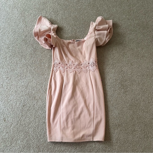 Pink Formal Mini Dress - Picture 1 of 5